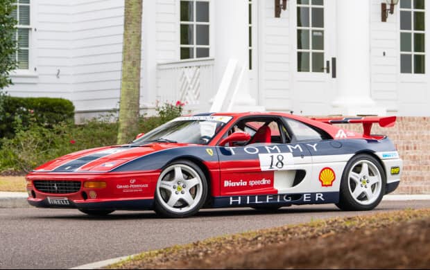 Gooding & Company Auction – 1995 355 Tommy Hilfiger Challenge Car at there  Amelia Island sale | FCHGT